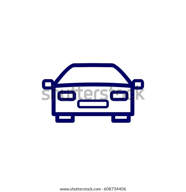 vehicle line art\
icon