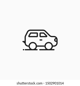 Vehicle line art icon for multiple business