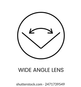 Vehicle line icon vector for packaging on cctv camera with editable stroke