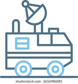 Vehicle Line Two Colour Icon