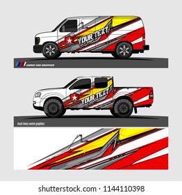 vehicle livery graphic vector. abstract grunge background design for vehicle vinyl wrap and car branding 
