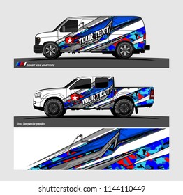 vehicle livery graphic vector. abstract grunge background design for vehicle vinyl wrap and car branding 