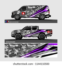 vehicle livery graphic vector. abstract grunge background design for vehicle vinyl wrap and car branding 