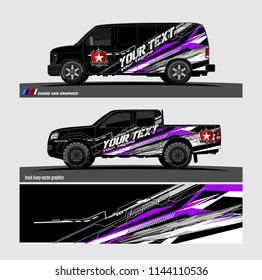 vehicle livery graphic vector. abstract grunge background design for vehicle vinyl wrap and car branding 