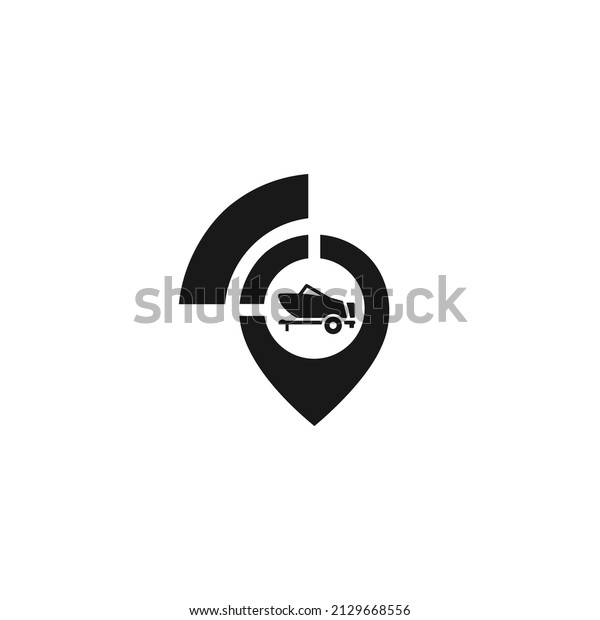 Vehicle location pin brand\
icon