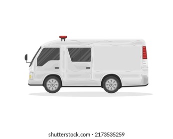 plantilla de mockup de vehículo vector banner marca de transporte de negocios ilustración de caja de bus logística pública