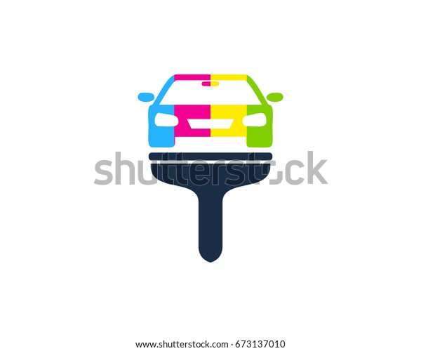 Vehicle Paint Icon Logo
Design Element