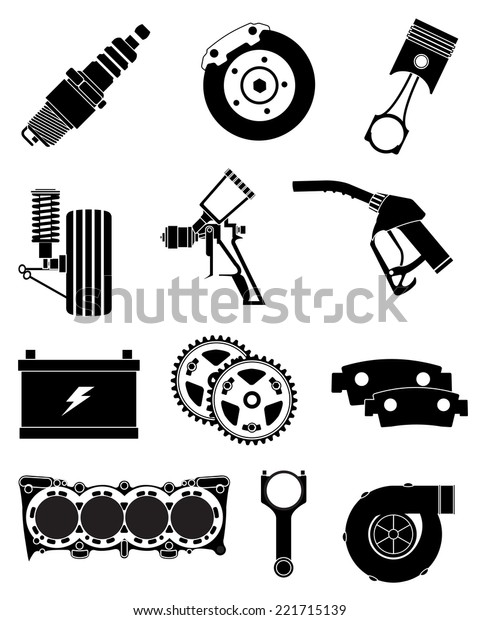 Vehicle Parts icons\
set