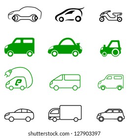 vehicle signs - vector illustration