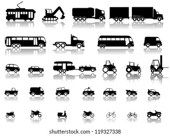 Vehicle symbol set