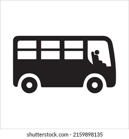 vehicle, transport passenger bus icon