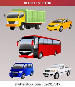 vehicle transportation vector image design for illustration, postcards, labels, signs, symbols and other design needs