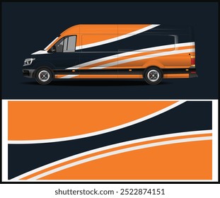 Veículo van carro wrap design esportes carro decalque gráfico 