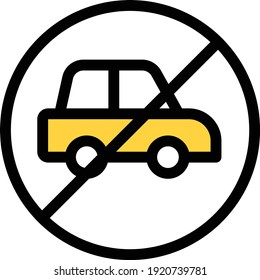 Fahrzeug-Vektorfarbensymbol