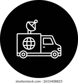 Vehicle vector icon. Can be used for printing, mobile and web applications.
