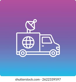 Vehicle vector icon. Can be used for printing, mobile and web applications.