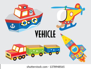 vehicle vector illustration