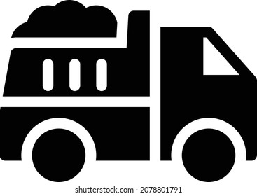 Fahrzeug-Vektorgrafik einzeln auf transparentem Hintergrund . glyph-Vektorsymbole für Konzept- oder Web-Grafiken.