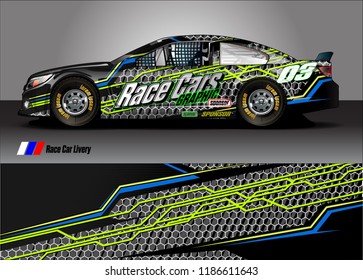 vehicle vinyl wrap design vector. abstract racing graphic stripe background kit for race car sticker, rally and truck livery,