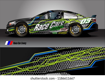 vehicle vinyl wrap design vector. abstract racing graphic stripe background kit for race car sticker, rally and truck livery,