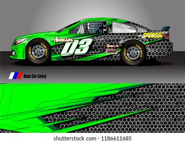 vehicle vinyl wrap design vector. abstract racing graphic stripe background kit for race car sticker, rally and truck livery,