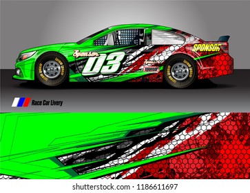 vehicle vinyl wrap design vector. abstract racing graphic stripe background kit for race car sticker, rally and truck livery,