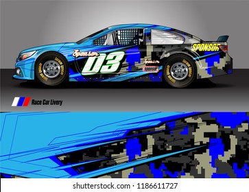 vehicle vinyl wrap design vector. abstract racing graphic stripe background kit for race car sticker, rally and truck livery,