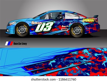 vehicle vinyl wrap design vector. abstract racing graphic stripe background kit for race car sticker, rally and truck livery,