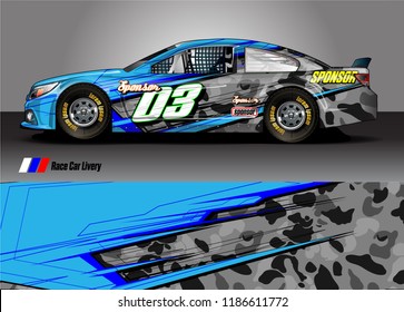 vehicle vinyl wrap design vector. abstract racing graphic stripe background kit for race car sticker, rally and truck livery,