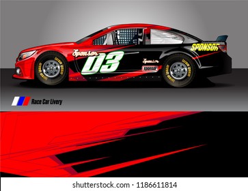 vehicle vinyl wrap design vector. abstract racing graphic stripe background kit for race car sticker, rally and truck livery,