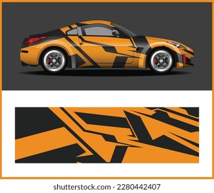 vehicle vinyl wrap sports car, adventure vehicle wrap design