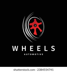 Vehicle Wheel Service Logo, Simple Modern Design Automotive Maintenance Repair, Vector Templet