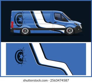 Vehicle Wrap Design for car decals,  and star logo signs