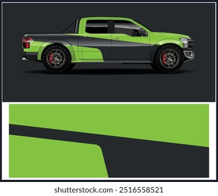 Vehicle Wrap Design vector Graphics for car Van  Truck wrap
