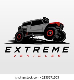 vehicles extreme logo design icon vector