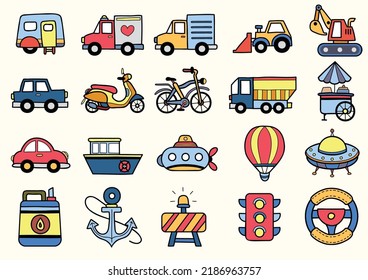 vehicles icon object vector illustration for banner, poster, flyer