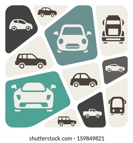 Vehicles icon set