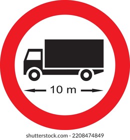 Vehicles longer than indicated length prohibited