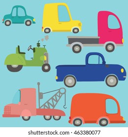 vehicles vector illustration