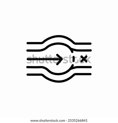 vein thrombus icon sign vector