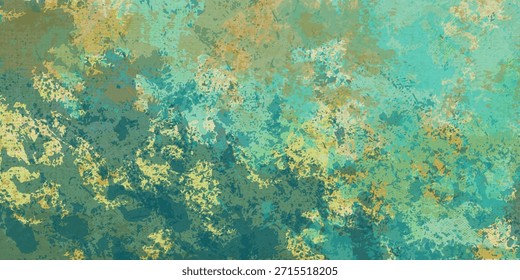 Adernfarbener Hintergrund oder gekratzte Textur mit Vintage-Gefühl und verschiedenen Farbmustern: gelb (beige); grün; blau; rot (orange); Cyan. EPS 10