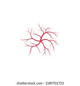 Veins icon Vector Illustration design Logo template