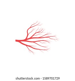 Veins icon Vector Illustration design Logo template