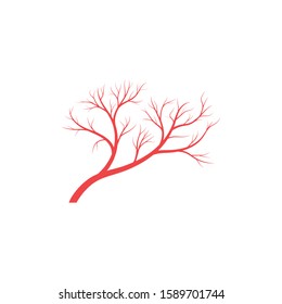 Veins icon Vector Illustration design Logo template