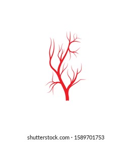 Veins icon Vector Illustration design Logo template