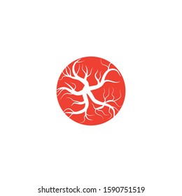 Veins icon Vector Illustration design Logo template