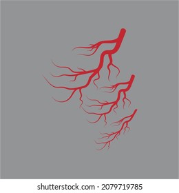 Veins icon Vector Illustration design Logo template