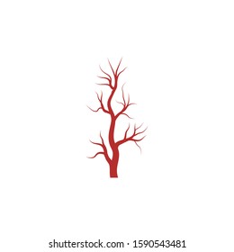 Veins Logo Template vector. symbol nature.