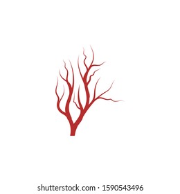 Veins Logo Template vector. symbol nature.