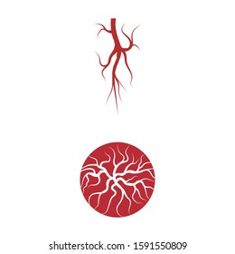 Veins Logo Template vector symbol nature